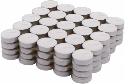 Flipkart SmartBuy 100Pcs White Candle  (White, Pack of 100)